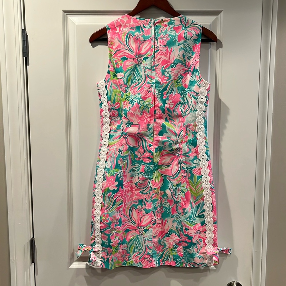 Beautiful only worn twice size 4 Lilly Pulitzer cotton dress. - Picture 6 of 7